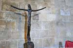 Thiesi Benediktinerkloster St. Peter Sorres Christus-Skulptur, Sardinien.