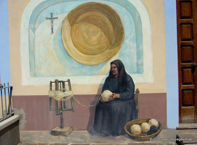 Der Ball spinner, Wand Fonni - Sardinien