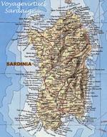 Geprägte Karte, Sardinien.