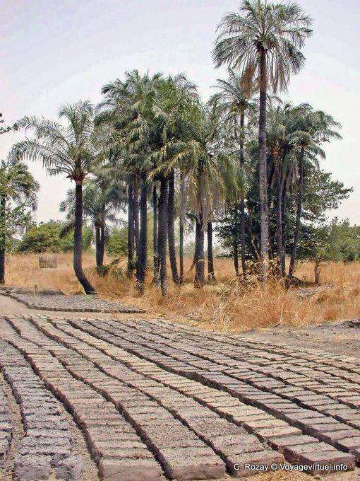 Wobei Bricks in der Sonne getrocknet - Senegal