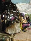 Palabrant Handelsmarkt Foundiougne, Senegal.