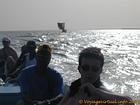 Dämmerung auf dem Saloum, Senegal.