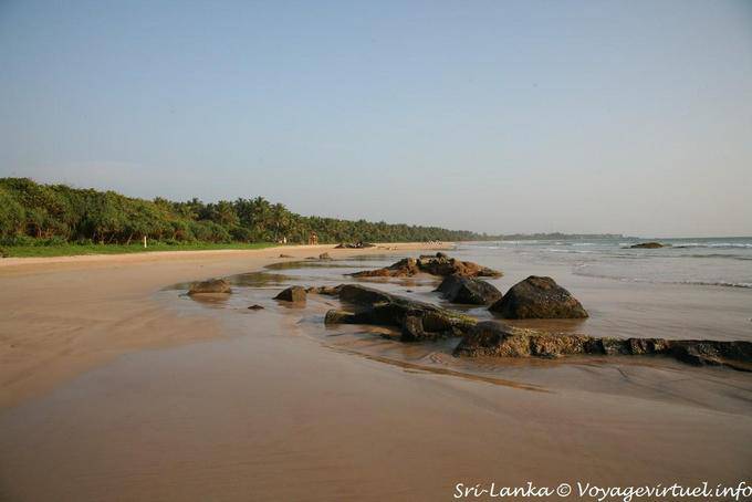 Strand an der Mündung des Flusses Bentota - Beruwala - Sri Lanka