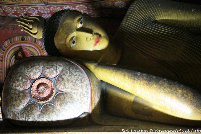 Buddhistischen Pillow Buddha Maha Viharaya Alut, Dambulla - Sri Lanka