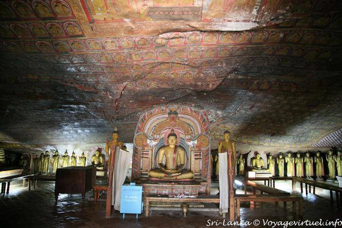 Panorama Cave Maha Viharaya Alut, Dambulla Höhlentempel - Sri Lanka