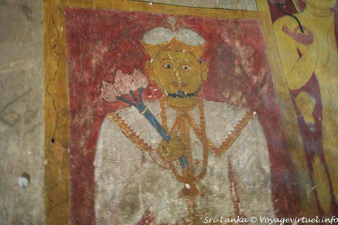 Vertretung Dorfchef, der die Höhle Schrein, Dambulla transformiert - Sri Lanka