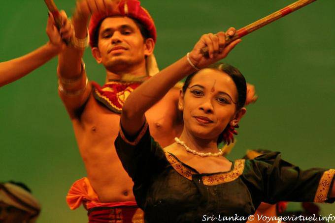 Kulturerbe von Sri Lanka, Tanzstock, Kandy - Sri Lanka
