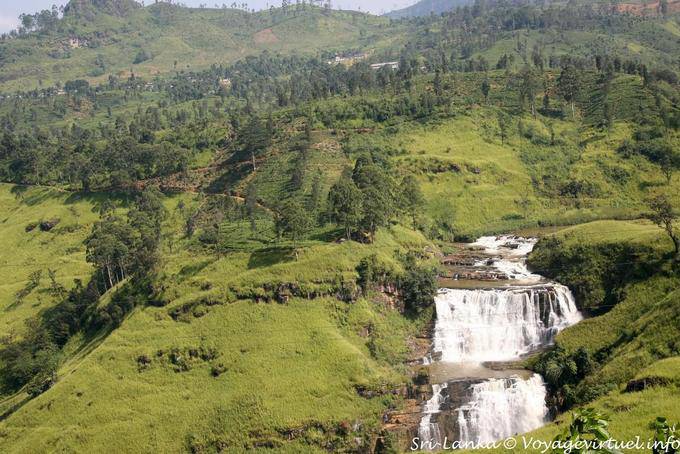 St Clair Fälle Kaskaden in der Umgebung von Nuwara Eliya - Sri Lanka