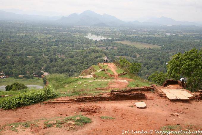 Panorama des massiven Gipfel des Adam, Sigiriya Berg - Sri Lanka