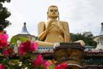 Golden Temple, Golden Buddha in Dambulla, Sri Lanka.