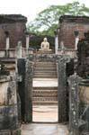 Temple Exterior Vatadage, Polonnaruwa, Sri Lanka.