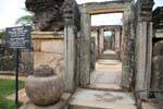 Hatadage Tempel, das Heiligtum von Schulden und Bol, Polonnaruwa, Sri Lanka.