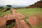 Im Herzen der Festung an der Spitze des Felsens, Sigiriya, Sri Lanka.