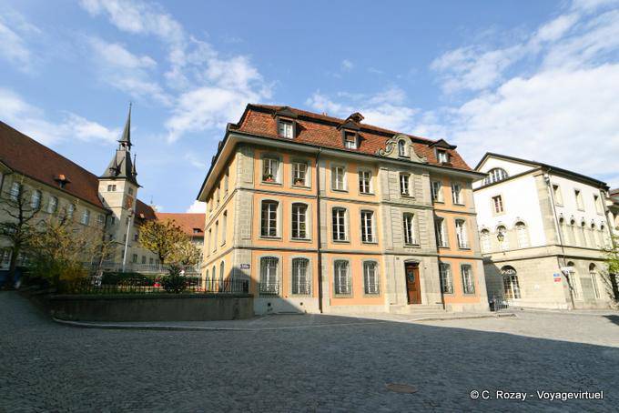 Gebäude der Stadt, Lausanne - Die Schweiz