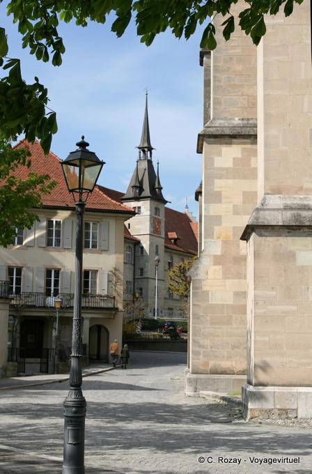 In Richtung St-Francois, Lausanne - Die Schweiz