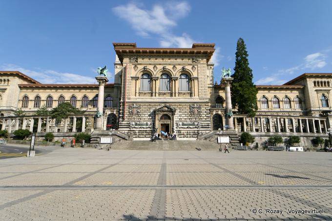 Panorama des Palais de Rumine, Lausanne - Die Schweiz