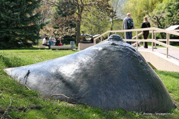 Martigny, Gianadda Stiftung, Skulptur, Sein Caesar - Die Schweiz