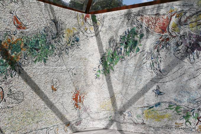 Das Gericht, Chagall Mosaik, Fondation Gianadda - Die Schweiz