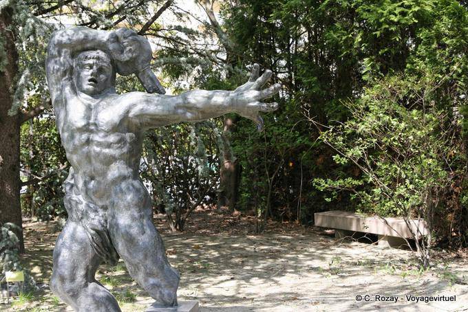 Bronze gequält, Bourdelle, der Zentaur, Gianadda Stiftung - Die Schweiz