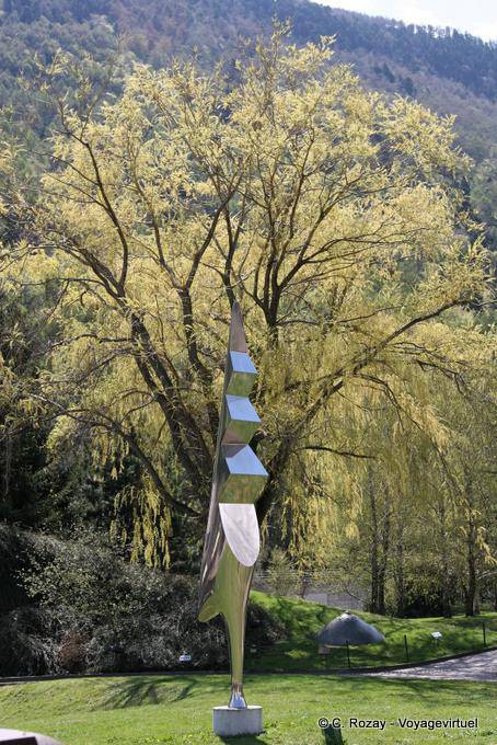 Brancusi, der große Hahn, Skulptur, Gianadda Stiftung - Die Schweiz