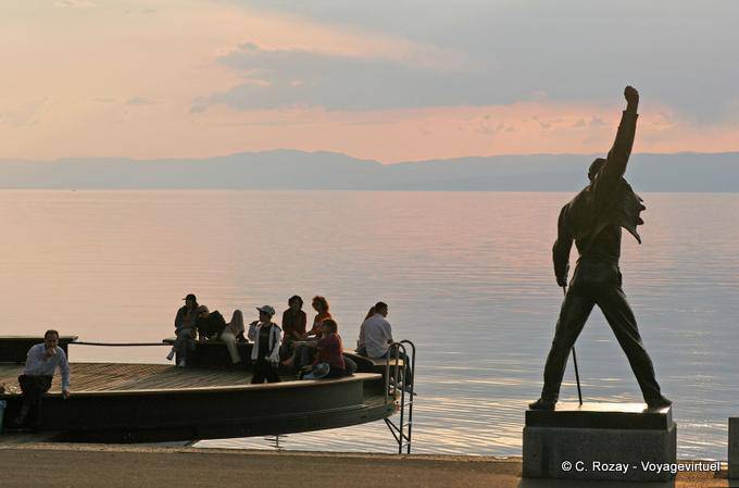 Freddie Mercury Memorial, Montreux - Die Schweiz