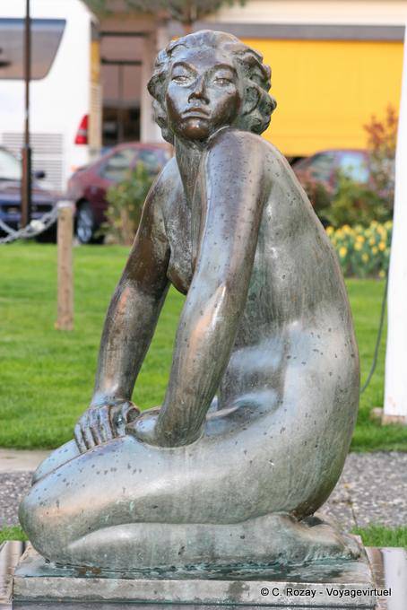 Die Faunesse Henri Paquet, Schweiz Park, Bronze Gesicht Majectic, Montreux - Die Schweiz