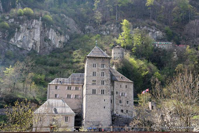 Saint-Maurice Castle - Die Schweiz