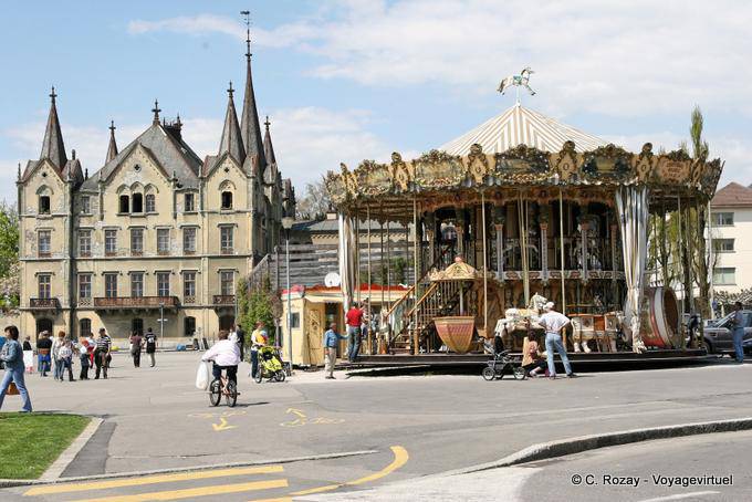 Rüstungen und Aile Castle, Vevey - Die Schweiz