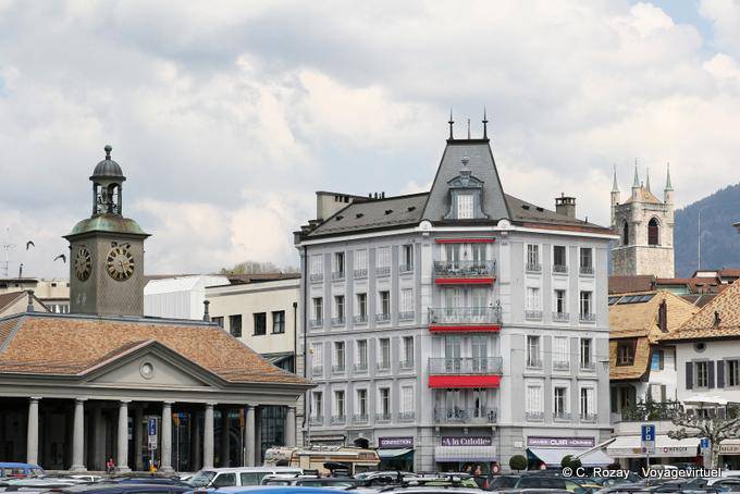 Grand Market Place, Vevey - Die Schweiz