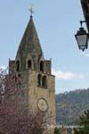 Glockenturm der reformierten Kirche Saint-Maurice Aigle, Die Schweiz.