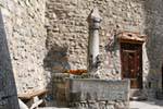 Fontaine, Schloss Chillon, Die Schweiz.