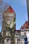 Ouchy Schlossturm, Die Schweiz.
