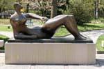 Übersicht Liegende, Henry Moore, Fondation Gianadda, Martigny, Die Schweiz.