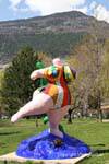 Nana Niki de Saint Phalle Skulptur Gianadda Stiftung, Die Schweiz.