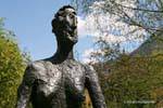Doppelprofil, Germaine Richier, La Folle Virgin, 1946 Bronze, Fondation Gianadda, Die Schweiz.