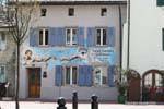 Fresko auf das Haus des Undertakers in Martigny, Die Schweiz.