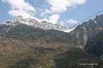 Berglandschaft zu Evionnaz, Die Schweiz.