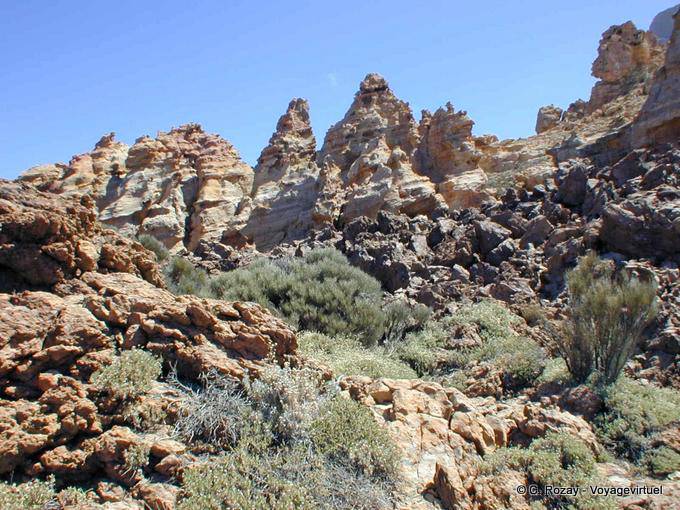 Mondlandschaft am Fuße des Teide, Teneriffa