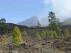 Wolken in der Caldera des Teide, Teneriffa.