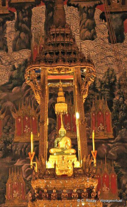 Wahre Smaragd-Buddha, Wat Phra Kaew, Bangkok - Thailand