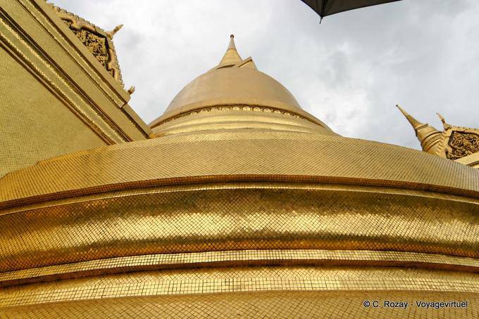 Gros Phra Sri Ratana Chedi Plan, Wat Phra Kaew, Bangkok - Thailand