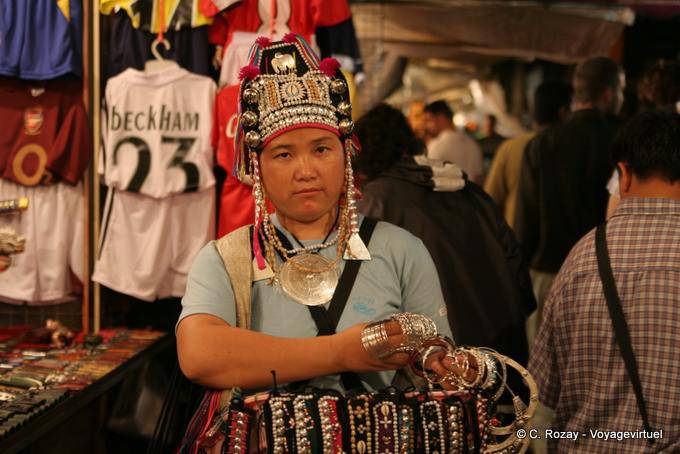 Verkäuferin Kostüm Schmuck, Chiang Mai - Thailand
