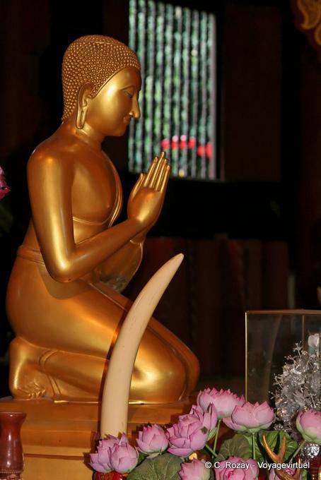 Gebet, Wat Chedi Luang, Chiang Mai - Thailand