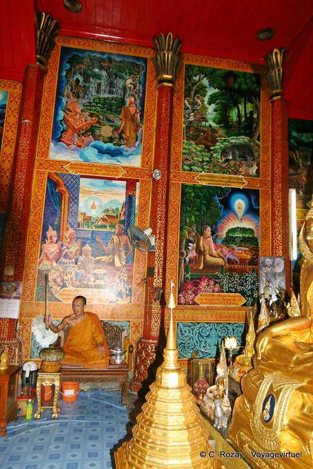 Innenwandbilder, Wat Doi Suthep, Chiang Mai - Thailand