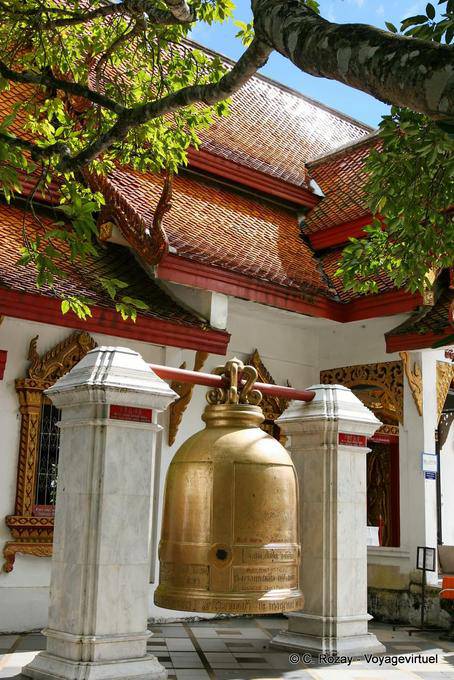 Goldene Glocke, Wat Doi Suthep, Chiang Mai - Thailand