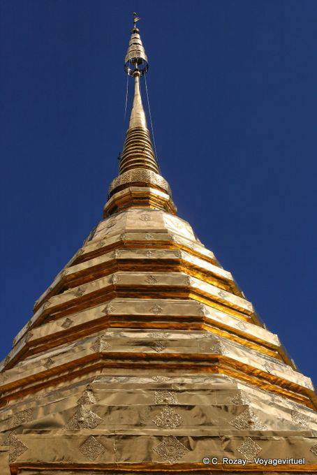 Top Chedi des Wat Doi Suthep, Chiang Mai - Thailand