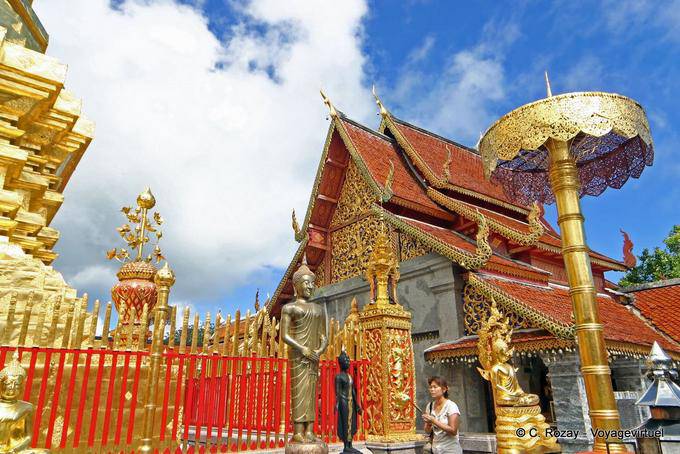 Die Haltung der Marsch, Wat Doi Suthep, Chiang Mai - Thailand