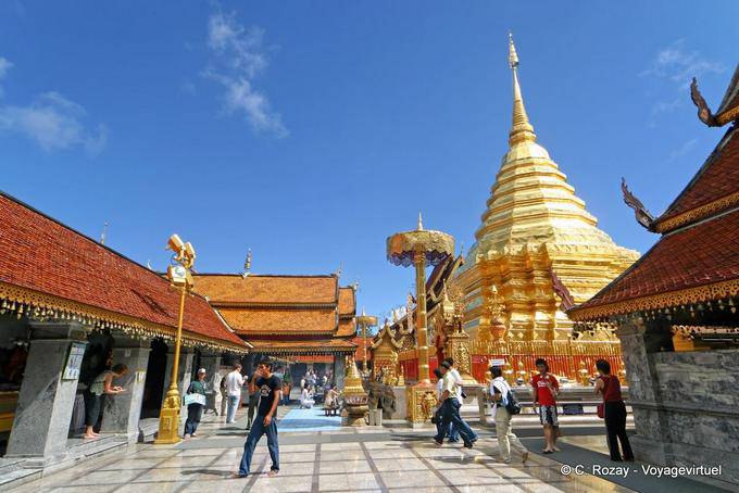 Ort-Besuch Wat Doi Suthep, Chiang Mai - Thailand