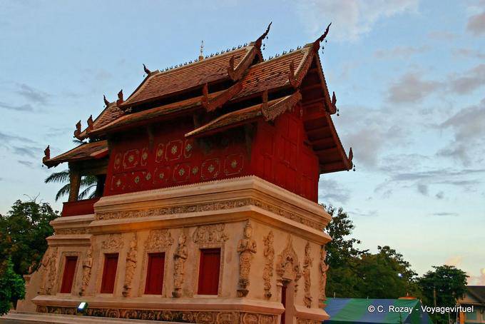 Ho Trai (Tempelbibliothek), Wat Phra Singh in Chiang Mai - Thailand