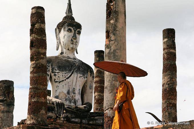 Religiöser Tourismus, Sukhothai, Wat Mahathat - Thailand